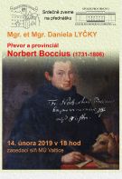 Mgr. et  Mgr. Daniel Lyčka: Převor a provinciál Norbert Boccius (1731 - 1806 1