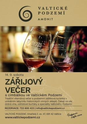 Zářijový večer s cimbálkou ve Valtickém Podzemí  1